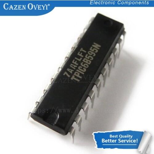10pcs/lot TPIC6B595N DIP20 TPIC6B595 DIP 6B595 DIP-20 In Stock