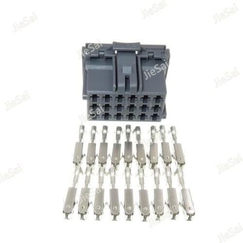 18 Pin 968974-1 Auto Electrical Female Connector Car Plug With Terminals