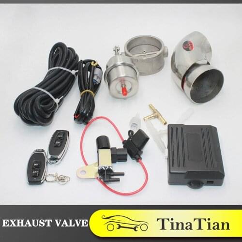 2"/2.5"/3" Tubo CHIUDI STILE con Telecomando Senza Fili Valvola di Controllo di scarico Set Con Il Vuoto Attuatore RITAGLIO