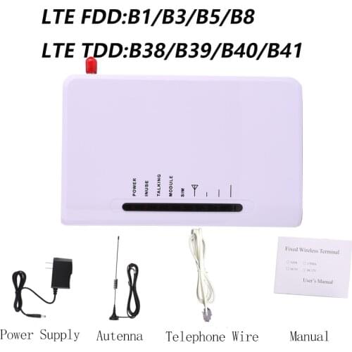 4G LTE fixed wireless terminal phone LTE 4G FWT destop phone with LCD display for connecting desktop phone or PBX or PABX