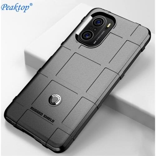 Global Version For Xiaomi Poco F3 Smartphone Case Cover Silicone Anti-slip Military Protect Funda For Pocophone F3 Phone Case