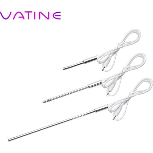 VATINE Stainless Steel Penis Plug Catheters Sounds Sex Products Sex Toys for Men Gay Urethral Dilators Electro Shock