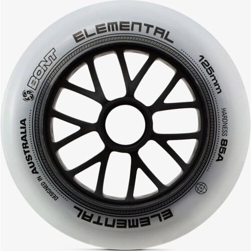 6PCS 100% Original Bont Elemental Speed Skates Wheels High Response Wheels 125mm 85A Inline Speed Patines Racing Skating Tires