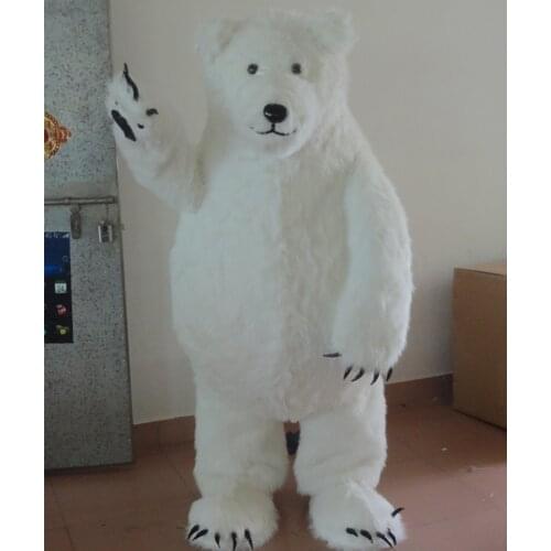 Chinese Giant Panda Mascot Costume Polar Bear mascot costume cute cartoon character mascotte costum Cosplay Outfits Adult Size