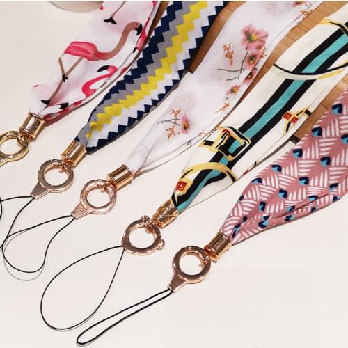 Mobile Phone Straps Phone Wrist Straps Hanging Rope Strap Wrist Rope Anti-lost Lanyard Neck Strap Scarves Hanging Neck Rope