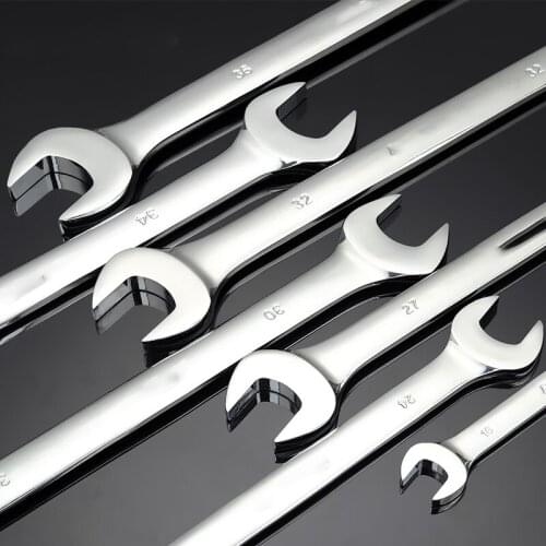 8-32mm Quick Ratchet Spanner Fine Tooth Gear Ring car Nut Automatic Dual-use Ratchet Combination Metric Wrench Set Repair Tools