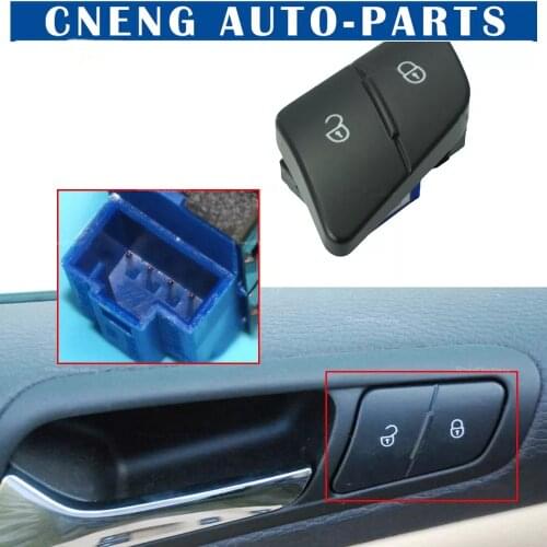 3C0962125B New Left Door Locking Lock Switch LHD Button For Volkswagen Passat B6 2006 2007 2008 2009 2010 2011