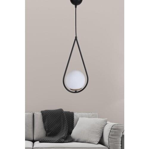 Saint Belisama Lindholm Single Pendant Lamp Black Chandelier