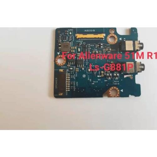 Original for DELL FOR Alienware Area 51m R1 Audio board DDQ70 LS-G881P CN-03FK2C 03FK2C 3FK2C