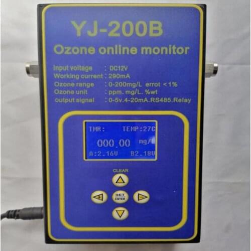 0-200MG/L High Concentration Ozone Meter With 254nm Ultraviolet Light Changes to Measure Ozone Output