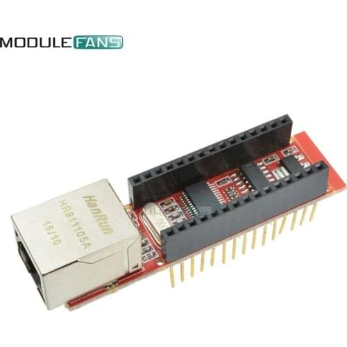 For Arduino Nano V3.0 Board ENC28J60 Ethernet HR911105A Shield RJ45 Webserver Module For Arduino Nano V3.0