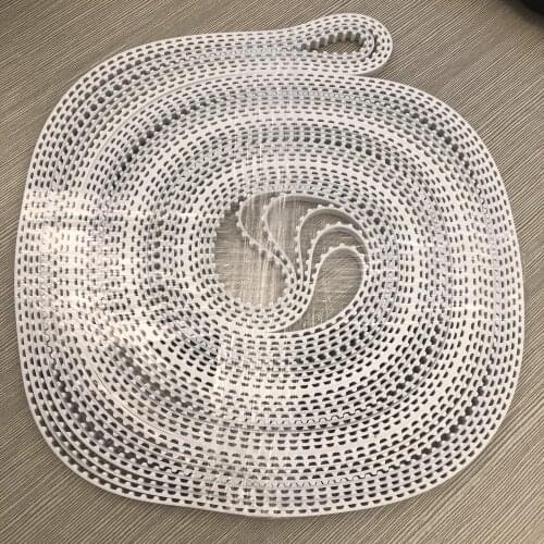 XL PU Closed Loop Belt Length 1452.88mm 2011.68mm 2423.16mm Teeth 286 396 477 Belt width 6mm Polyurethane Timing Belt 6-XL