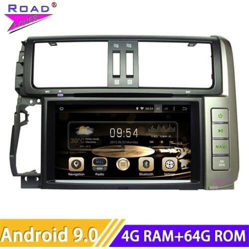 Roadlover Android 9.0 Car Multimedia DVD Player Radio For Toyota Prado LC950 Prado 950 2010 2011 2012 2013 Stereo GPS Navigation