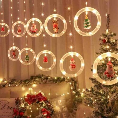 Christmas Curtain String Garland Light 3M USB Powered Window Icicle Fairy Light For Wedding Party Holiday Bedroom Decor