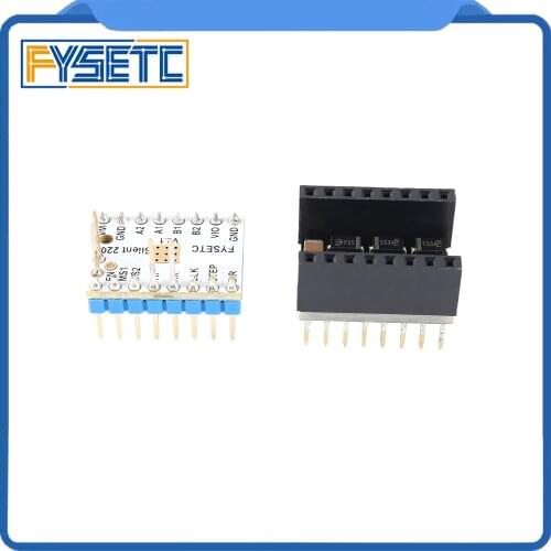 2pcs TMC2209 v3.0 Stepping Motor Driver Stepsticks Mute Driver + 2pcs Silent Step Stick Protector Motor Driver VS TMC2208