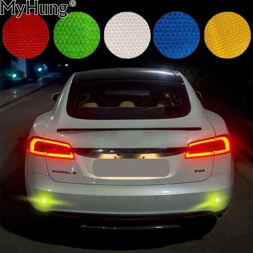 Sticker Reflective Tape Stickers Car Styling For Automobiles Safe Material Car Truck Motorcycle Cycling Reflective Tape 5PCS