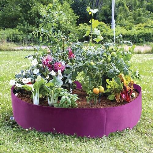 Fabric Garden Bag Raised Growing bag Garden bed Round Planting Container Grow Bags Breathable Planter Pot for Plants Nursery Pot