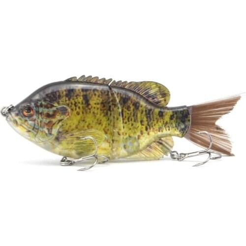 15cm 58g Fishing Lure Jointed Lures Hard Bait Sinking Lure Swimbait brush Tail bass lure bluegill bait floating swimbait