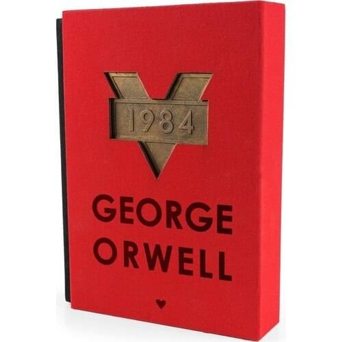 1984 - George Orwell (Red Boxed Special Edition) Hardcover Turkish Can Webcasts 9789750722066