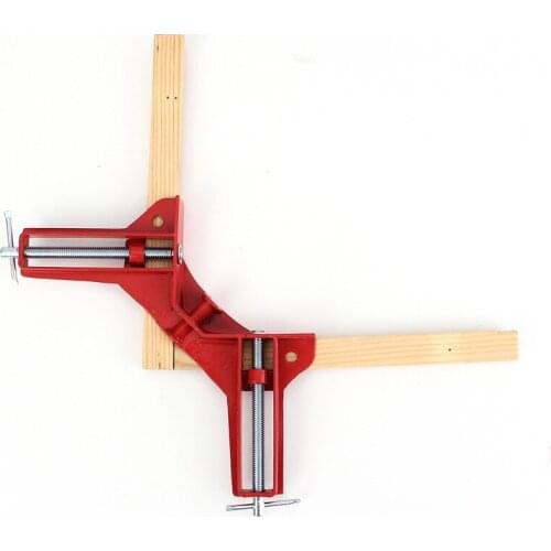 4pcs 75mm Mitre Corner Clamps Picture Frame Holder Woodwork Right Angle Red