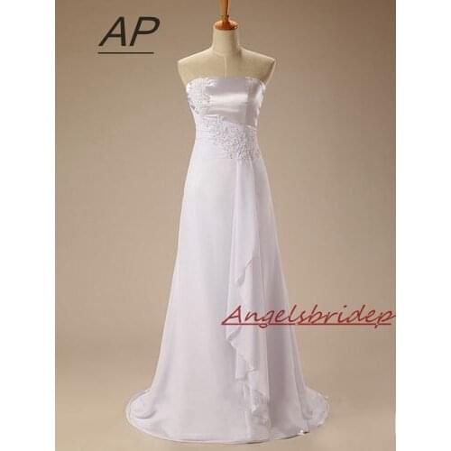 Шифоновые свадебные платья ANGELSBRIDEP China At AliExpress