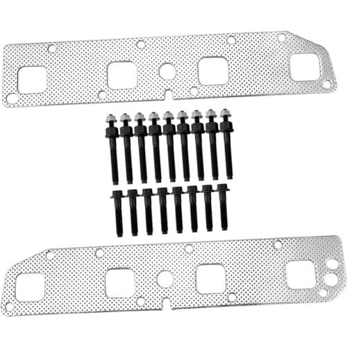 Vehicle Exhaust Manifold Gasket Bolts Studs Set 6507746AA Fit for Chrysler 300 / Aspen