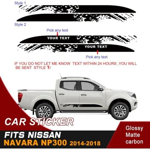 Car accessories mudslinger off road styling door panel car graphic vinyl sticker for NAVARA NP300 2014 2015 2016 2017 2018