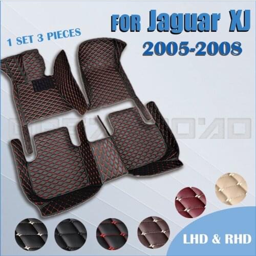 Car floor mats for Jaguar XJ 2005 2006 2007 2008 Custom auto foot Pads