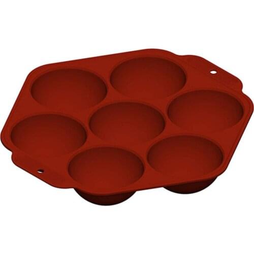 Large Semicircle Cake Mold DIY Dessert Half Round Cup Silica Gel Candle Aromatherapy Muffin Chocolate Cookie Baking Mould Pan