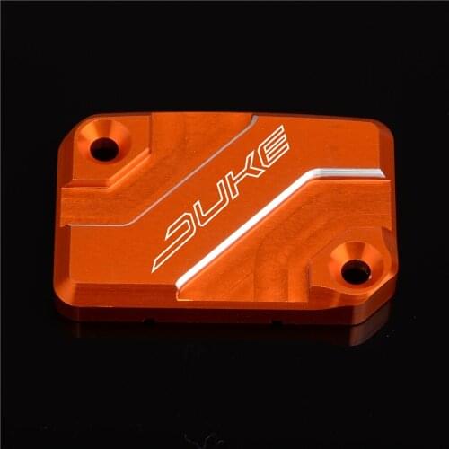 New LOGO Front Brake Fluid Reservoir Cover Black Orange For KTM DUKE/RC 125 200 390 RC390 DUKE 390