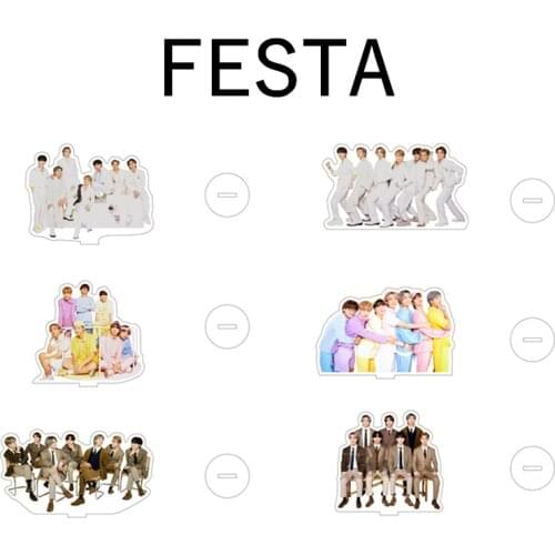Kpop 2021 FESTA 8 Anniversary Acrylic Stand Model Jungkook Suga Jhope Jimin V Figure Action Desk Decoration Gift Collection