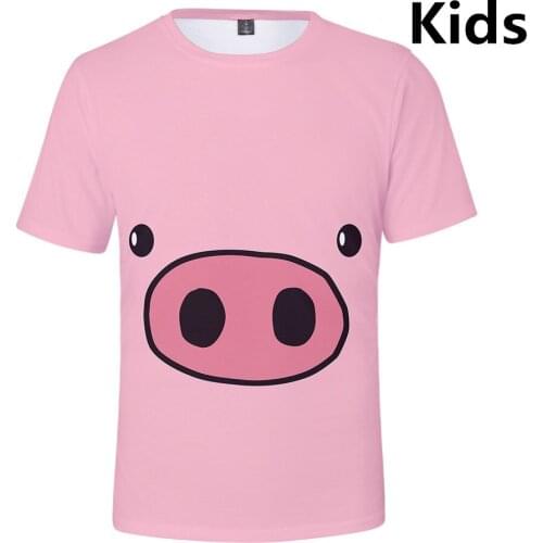3 to 14 years kids t-shirt Lucky Pig 3d printed t shirt boys girls fashion kawaii tshirt harajuku t shirts tee children clothes
