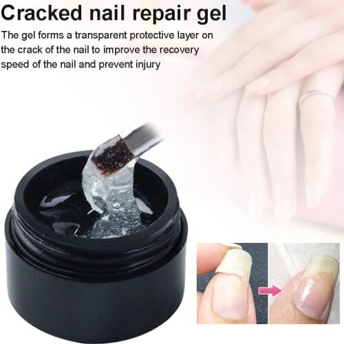 NAIL Fiber Gel Polish Fiberglass Extension Building Gel Varnish Repair Broken Nails Soak Off UV Gel Extend Nail Tips