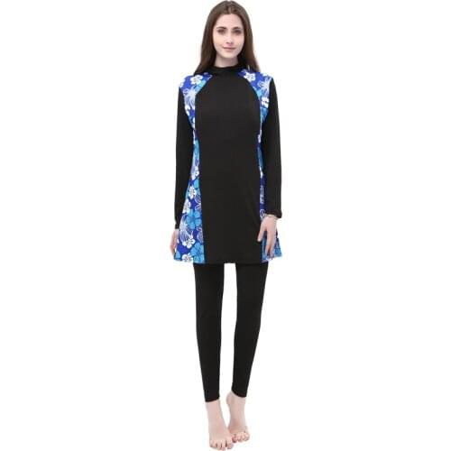 HAOFANG muslim swimsuit plus size swimwear women muslim swimwear Nylon Burkini Swimming maillot de bain femme musulmane