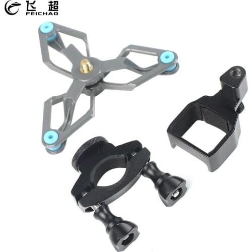 Bike Bicycle Bracket Damping Shock Absorber Mount Fixed Clip Tripod Kit for DJI OSMO Action for Gopro Hero 8 Camera Accessories