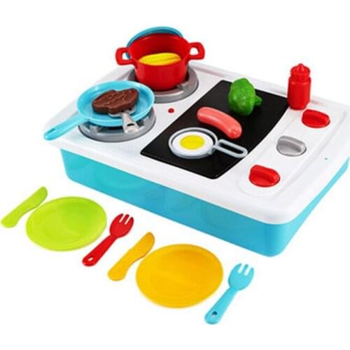 Bellego kitchen set toys home cooking cooking cooking simulation cooking utensils girl boy