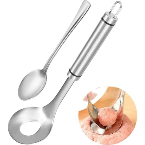 Meatball Maker Spoon Stainless Steel Non-Stick Creative Meatball Maker Cooking Tools Kitchen Gadgets And Accessories