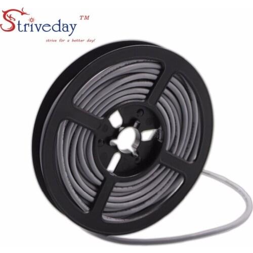 1 Meter 26AWG 2Cores Multicores Shielded Wires Tinned Copper Controlled Cable Headphone UL2547 Black & Gray color