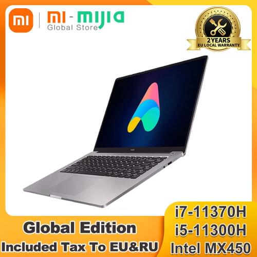 Xiaomi RedmiBook Pro 15 Laptop Intel Core i7-11370H/i5-11300H MX450 16GB DDR4 512GB SSD 15.6 Inch Mi Notebook 3.2K Screen PC