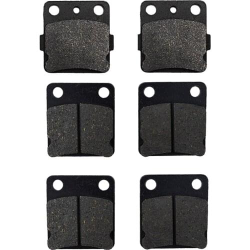 Motorcycle Front and Rear Brake Pad for YAMAHA YFM 350 Warrior 1989-2004 YFM350 Wolverine 1995-2005 YFZ 350 Banshee 90-06