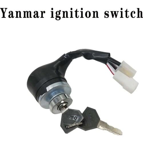Suitable for Yanmar VIO17 20 25 30 35 55 engine ignition switch, start key lock