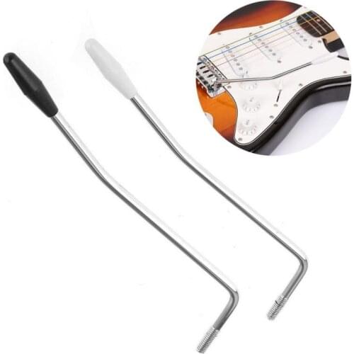 5MM/6MM Electric Guitar Handle Instrument Pick For Fender & Squier Strat 5mm Black/White Tip Guitar Tremolo Arm Whammy Bar