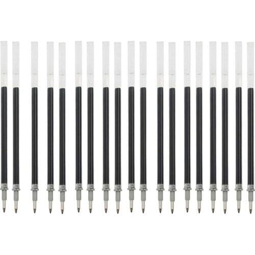 100pcs/lot Crystal Ball Pen Refill Black Gel Pen Refill Ballpoint Pen Refill Stationery Office School Writing Supplies