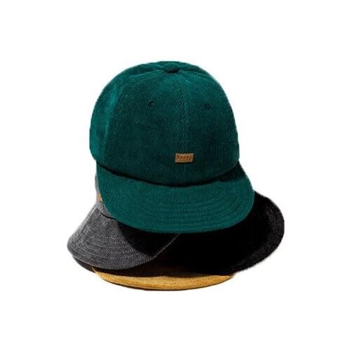 Short Brim Baseball Cap Solid Color Flat Brim Hat for Women Men Sport Cap Visor Cap Casual Snapback Corduroy Hats Kpop Hat