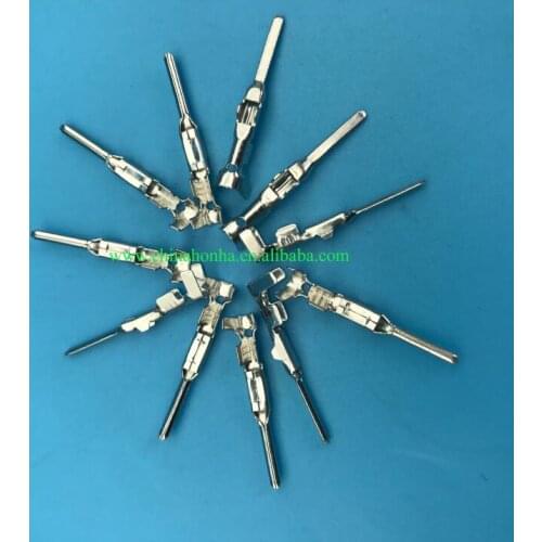 100pcs Male Superseal 1.5 Series Terminals For Wire Size 0.5mmsq-1.5mmsq HID Wire Connector Plug for TE Tyco 183024-1