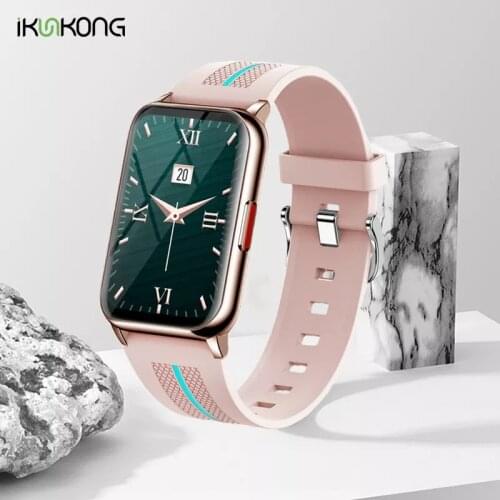 2021 Fashion Women Smart Watch Full Touch IP68 Waterproof Music Mens Watch Heart Rate Sleep Monitor Smartwatch For Android IOS