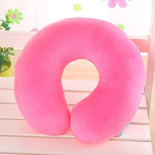 Neck pillow Travel U-shaped pillow Pillow at noon break Multi color options Plush Travel Essentials