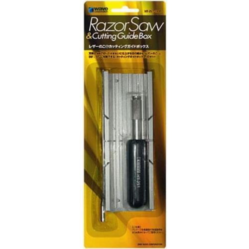 Japan Wave HT-251 Razor Saw & Cutting Guide Box (0.4mm Blade) x1