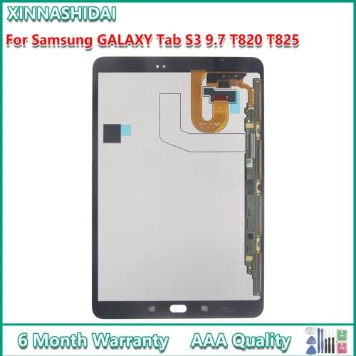 LCD Display For Samsung Galaxy Tab S3 9.7 2017 SM-T820 SM-T825 LCD Display Touch Screen Digitizer Assembly Replacement