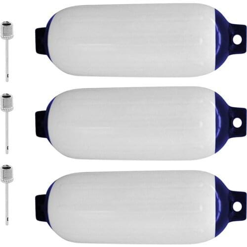 1/2/3pcs Yacht Marine Inflatable Boat Fender Premium PVC Bumper Dock Shield Protection Gear for Speedboat Floating Platform